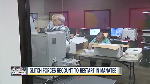 Manatee recount starts over due to 'human error'