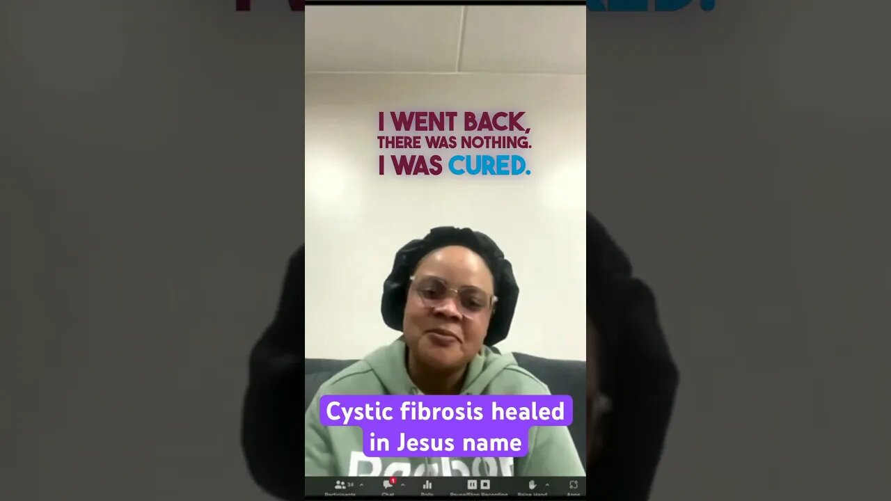 Healed of Cystic Fibrosis on Live Zoom Call #cysticfibrosis #zoomprayer #deliverance #testimony