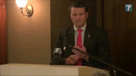 Pete Hegseth, Trump's pick for Defense Secretary, tells Jewish group in Israel.