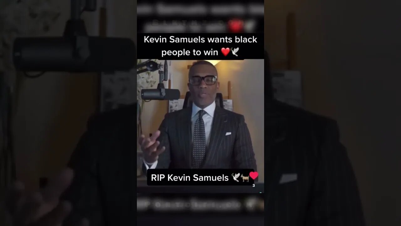 Kevin Samuels wanted Blk ppl to win 🥇 🙏🏾 ‼️😓 RIP