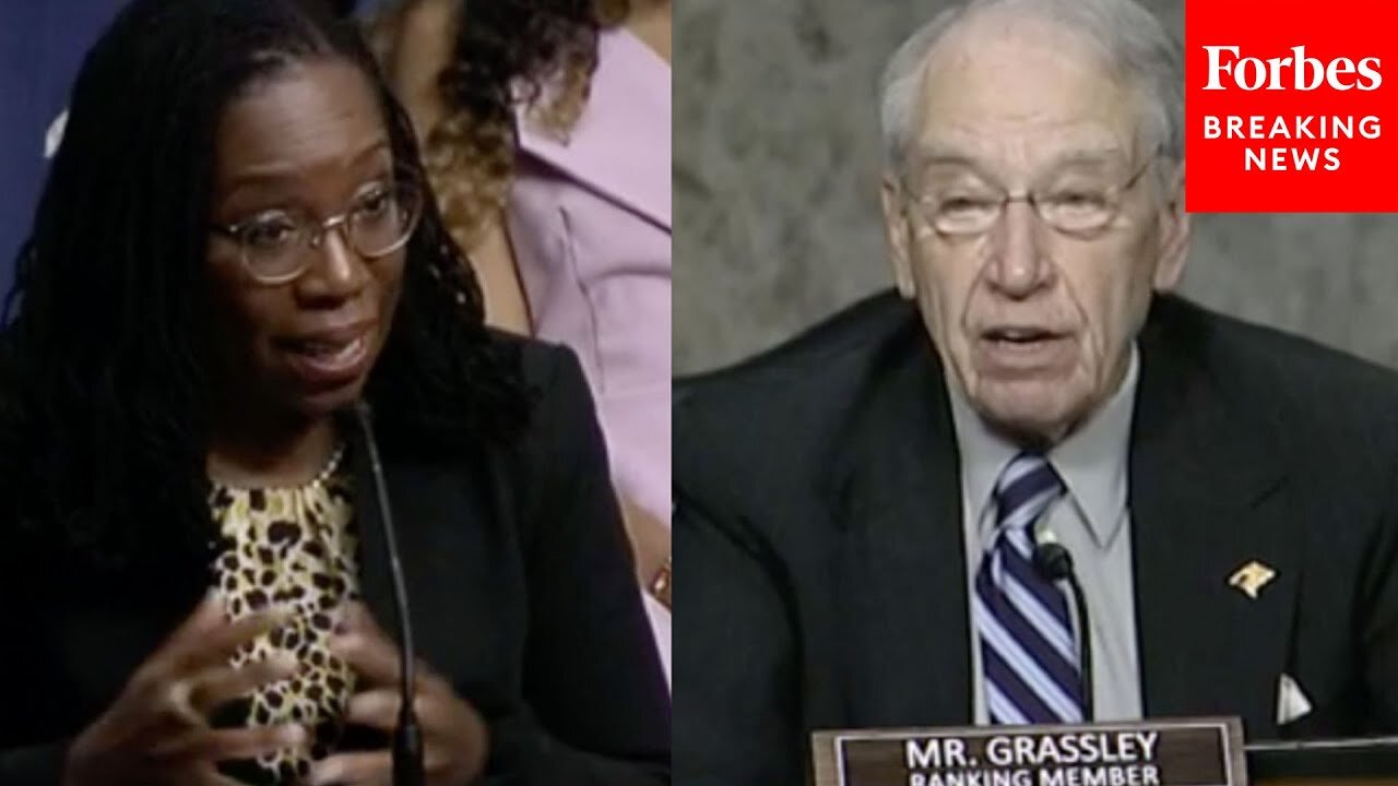 Grassley Questions Supreme Court Nominee Ketanji Brown Jackson On Sentencing Reform | FLASHBACK