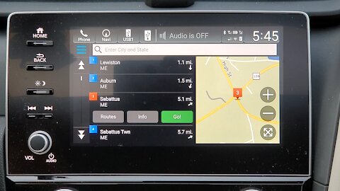 2019-2022 Honda Insight: GPS overview