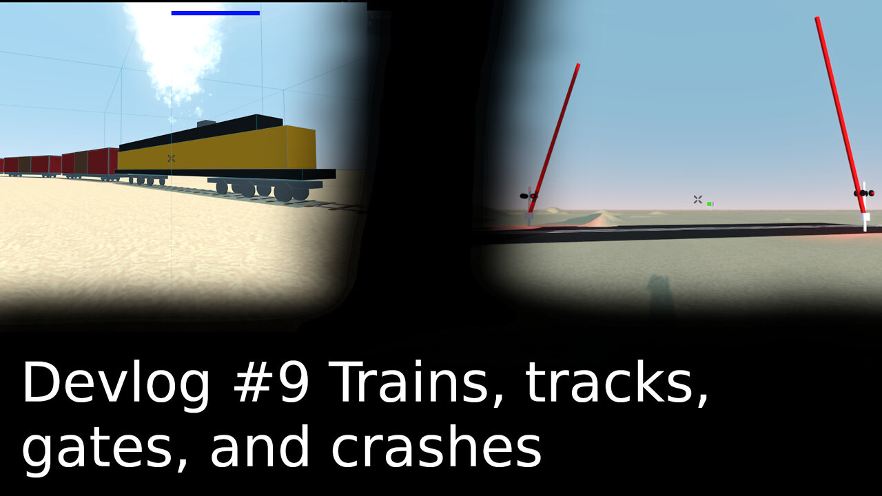 ImmersiveRPG Devlog #9 Trains, tracks, gates, and crashes