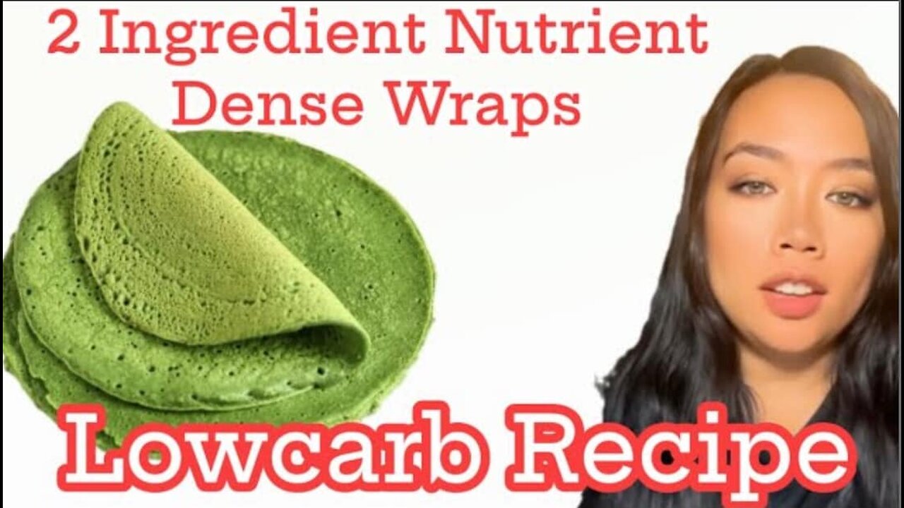 Easy Healthy Lowcarb Wrap (2 Ingredients Only)