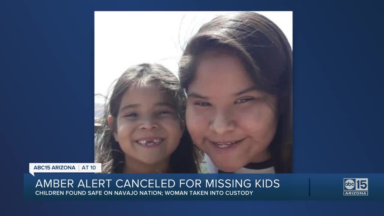 AMBER Alert cancelled for missing Arizona girls