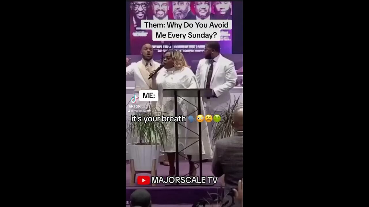 It’s your breath LOL 👃🏽😮💨🤢😆😆