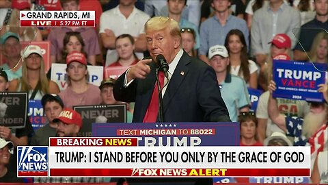 Trump At First Rally Since Assassination Attempt: I Stand Before You By The 'Grace Of Almighty God'