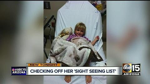 Peoria girl losing eyesight attempting to fulfill bucket list