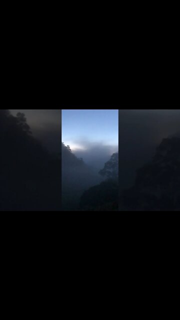 Sunrise and moon. Good morning from down under