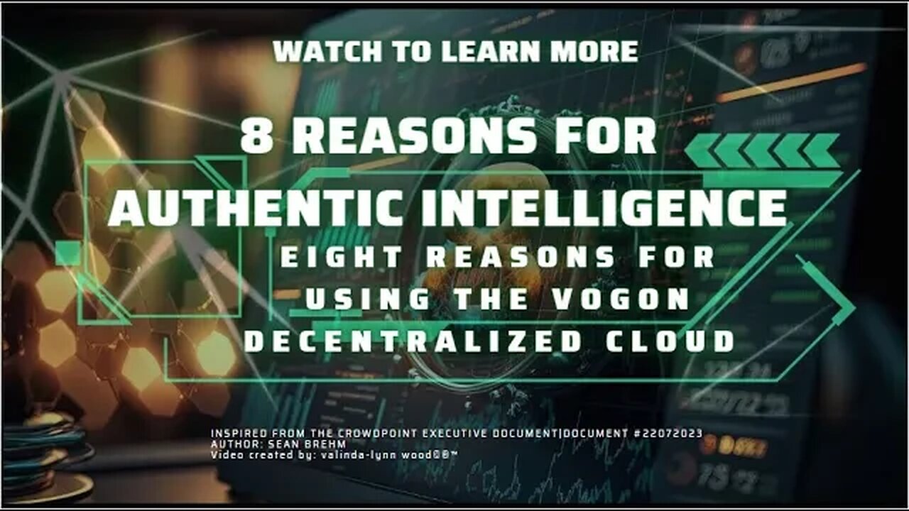 CrowdPoint 8 Reasons Authentic Intelligence