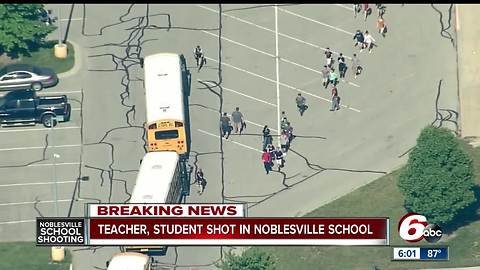 Seventh grader talks about what he saw when teacher tackled the shooter