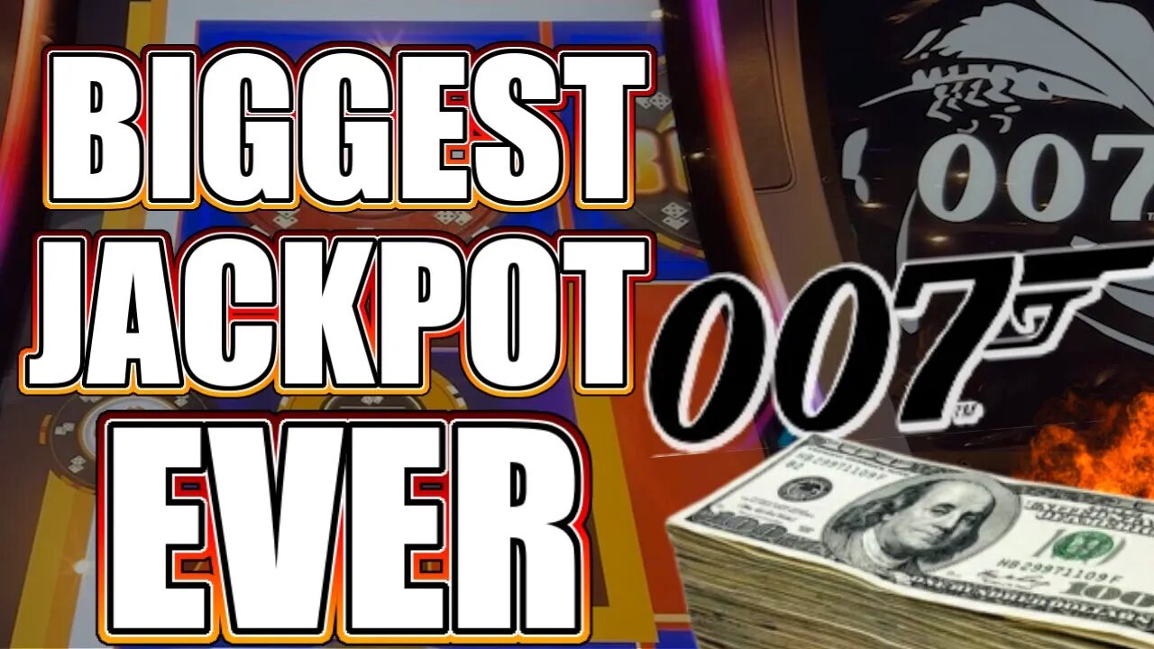 MY BIGGEST JACKPOT EVER Playing Live and Let Die! 🃏 Mega James Bond 007 Handpay Hit The 1st Spin!