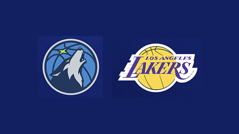 Timberwolves @ Lakers. Visual Concepts NBA 2K25.