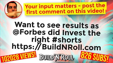 Want to see results as @Forbes did Invest the right #shorts https://BuildNRoll.com