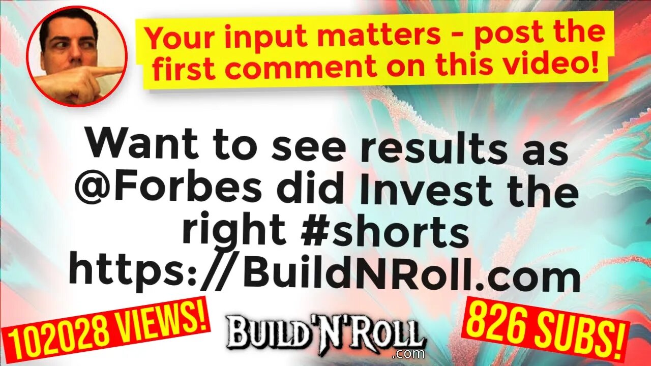 Want to see results as @Forbes did Invest the right #shorts https://BuildNRoll.com