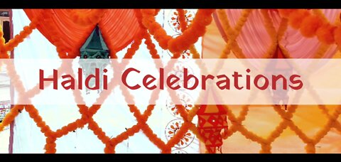 Kuldeep & Pooja Haldi Ceremony Video Haldi Celebration Video Indian Decorations Ideas