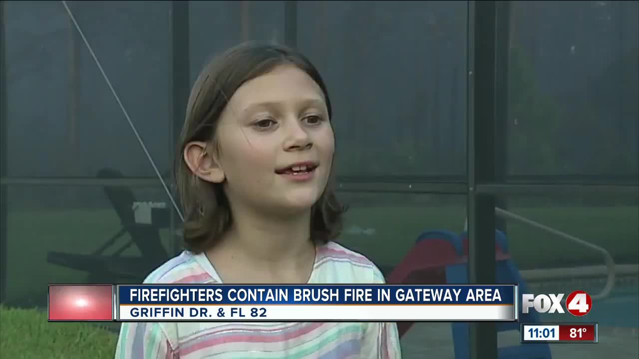 South Trail Fire Department responds to brush fire in Fort Myers