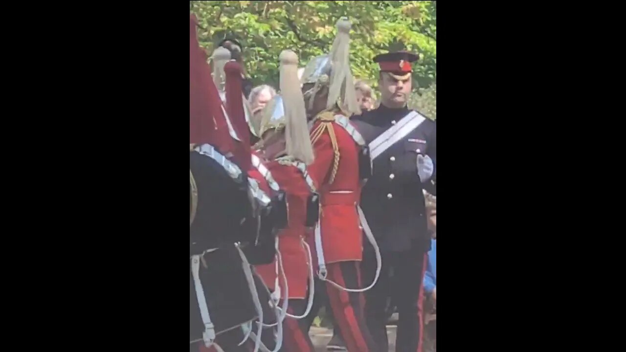 House hold cavalry Hyde Park London #horseguardsparade