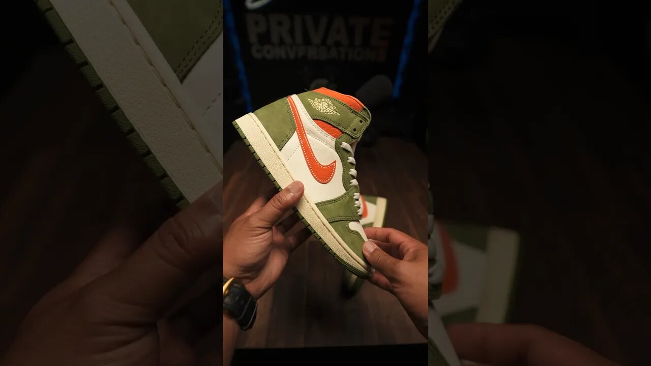 Cop 🦅 or Drop 🗑️ In Hand Look Jordan 1 High Celadon AHUEVOVIEJO! #nike #jordan #sneakers #shorts