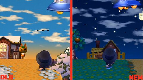 Gulliver's Spaceship Recording Comparison - Animal Crossing City Folk (No Commentary)