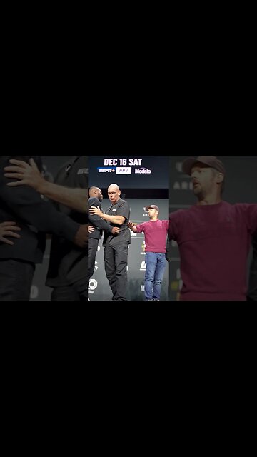 Security were not letting Leon Edwards & Colby Covington get near each other 👊