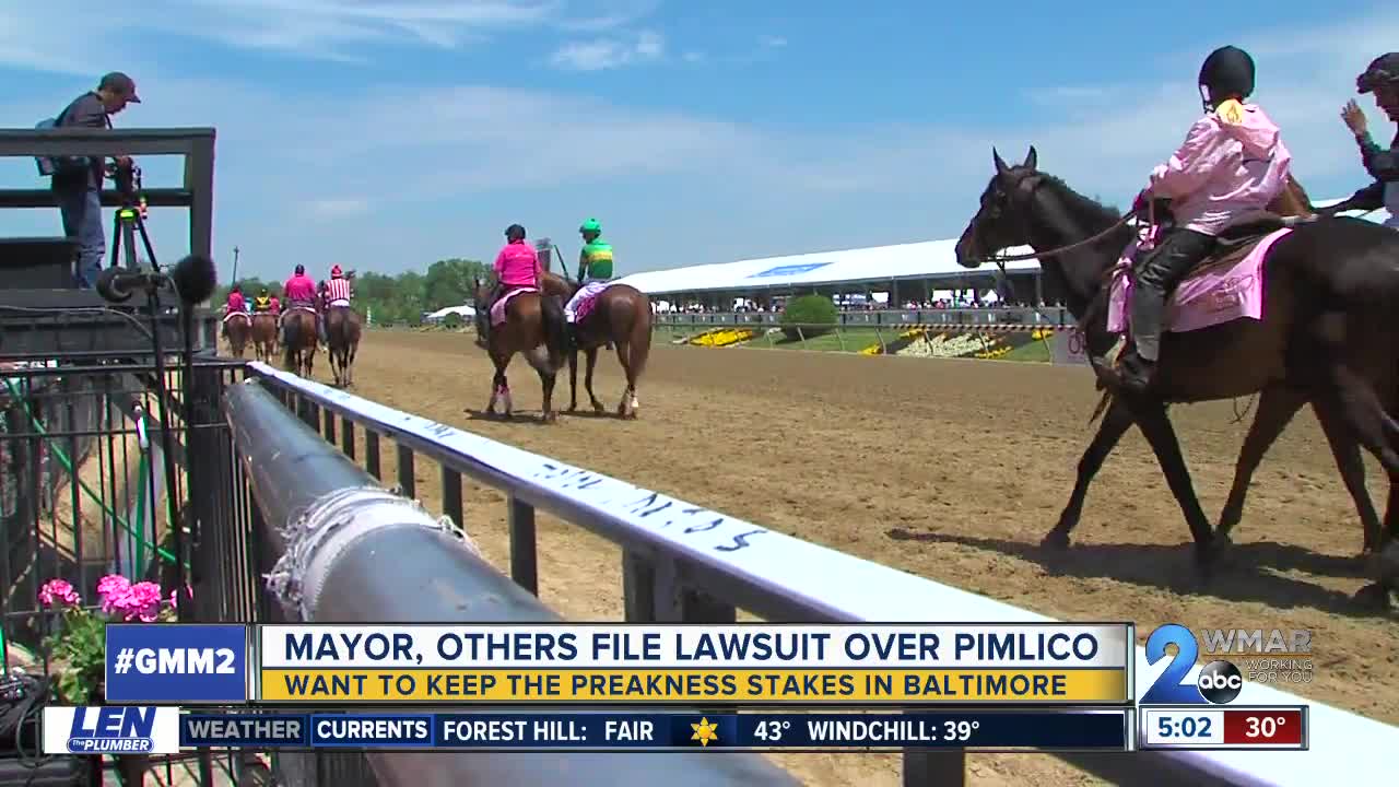 City of Baltimore sues owners of Pimlico and the Preakness