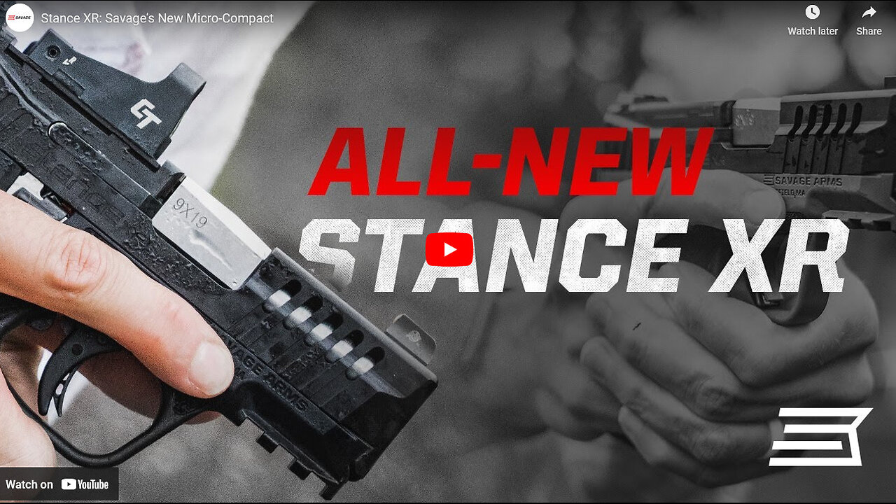 Stance XP 9mm Micro Compact pistol just introduced by Savage Arms