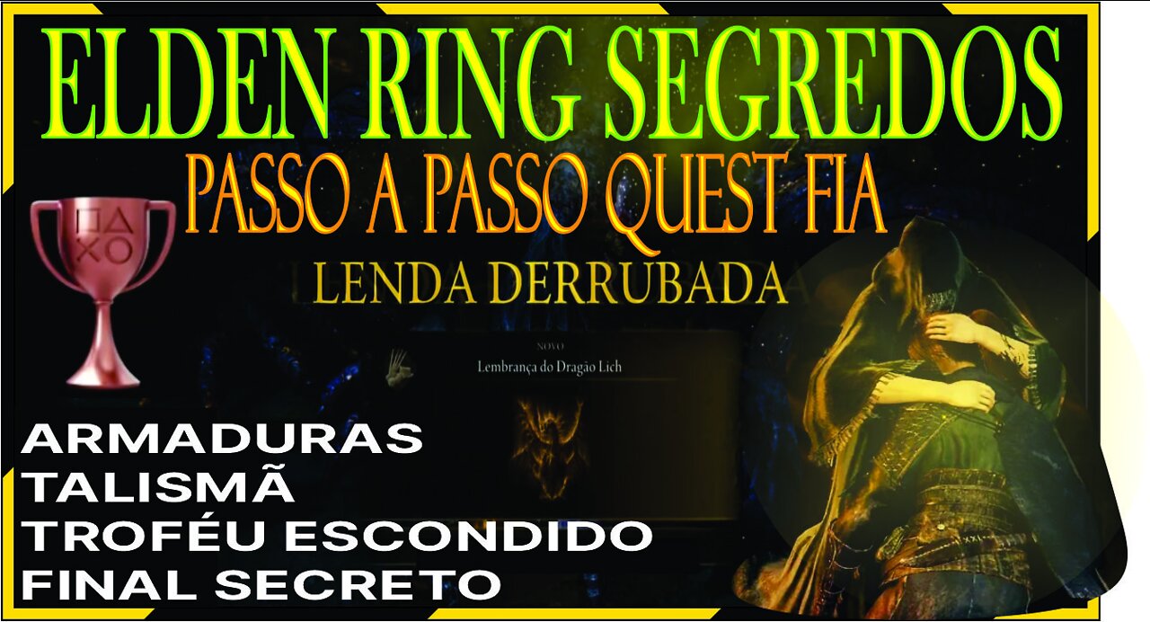 ELDEN RING - FIA QUEST COMPLETA E SEUS SEGREDOS BOSS MAIS SECRETO DO JOGO RUNA DE FINAL ALTERNATIVO