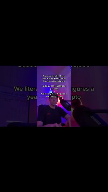 How To Make 6 Figures Trading Crypto 👀 #shorts