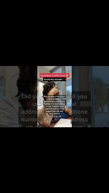 Business Credit Hack! Avoid This Mistake
