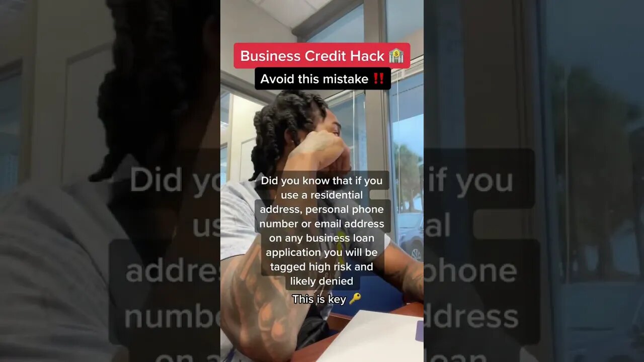 Business Credit Hack! Avoid This Mistake