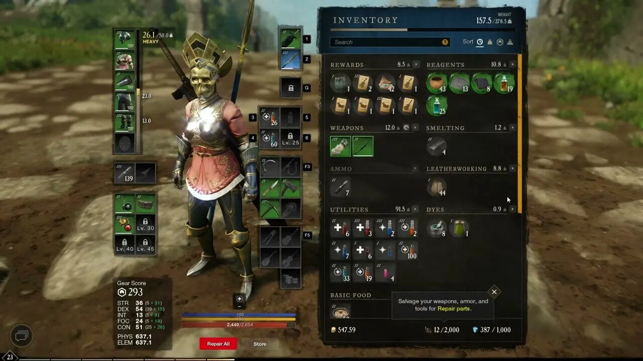 New World Low lvl Spear/Greatsword Gameplay