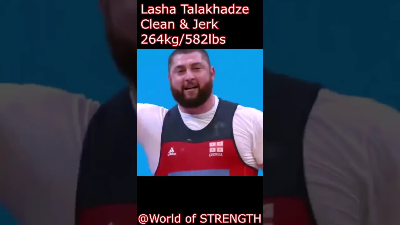 Crazy Strength World Records | Lasha Talakhadze Clean & Jerk World Record