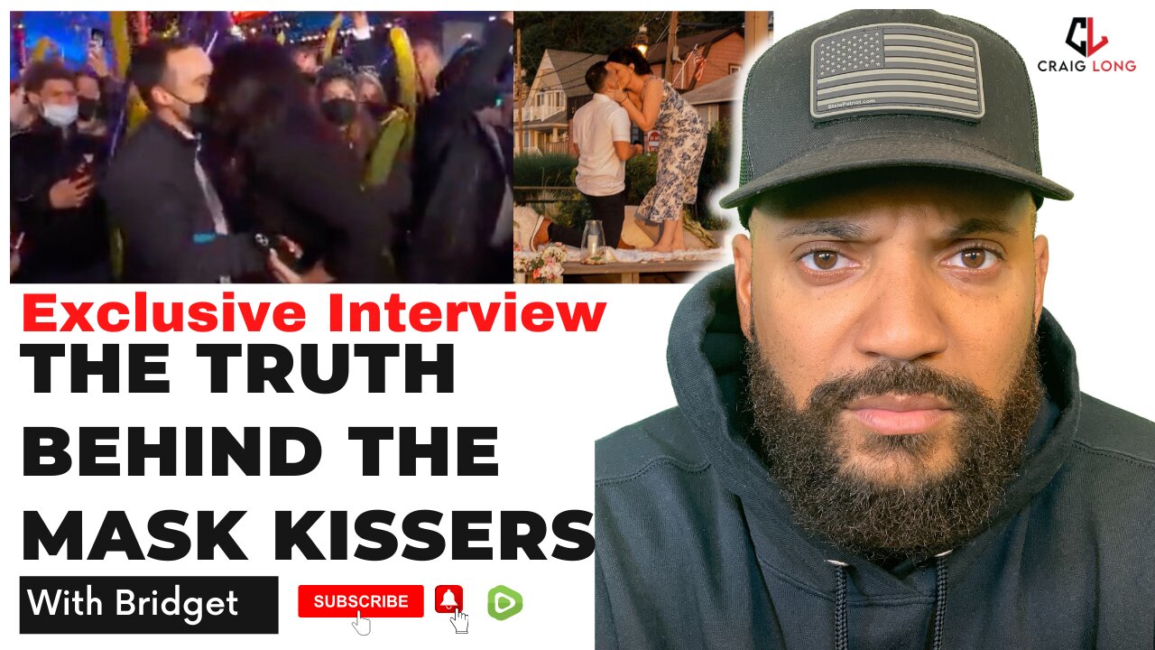 Exclusive Interview with Couple kissing with mask on