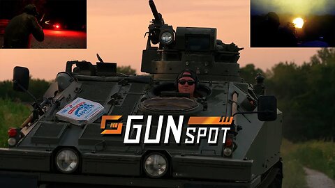 British APC + M1919 Tracers at Night!