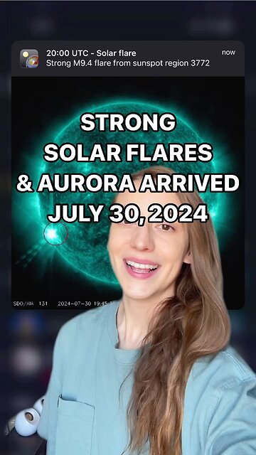 Solar Flares Are Beyond Expectation! Aurora Continues! Earth Being Washed in Light 💥 July 30, 2024