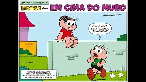 Mônica em-Em cima do muro | Gibis do Rapha 2