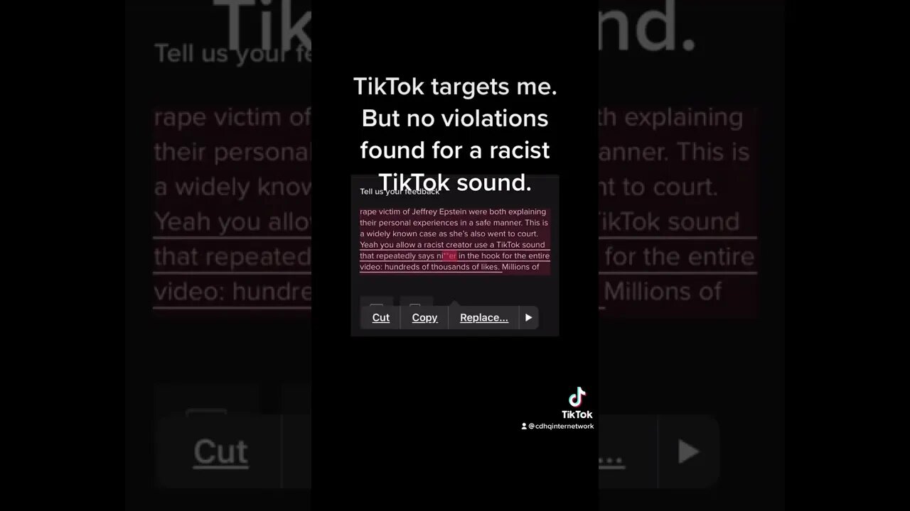 #tiktokisracist