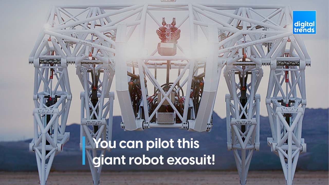 You can pilot this giant robot exosuit!