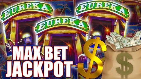 JACKPOT HANDPAY on EUREKA REEL BLAST LOCK IT LINK Slot Machine $50 Spins HIGH LIMIT