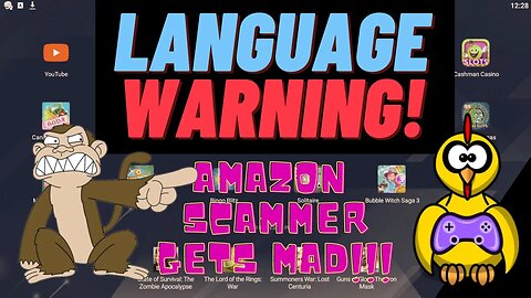 Amazon Scammer Cusses Like Crazy [LANGUAGE WARNING]