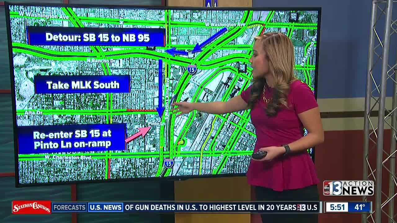 FREEWAY CLOSURE: SB 15 from Spaghetti Bowl to Charleston will be closed all weekend long