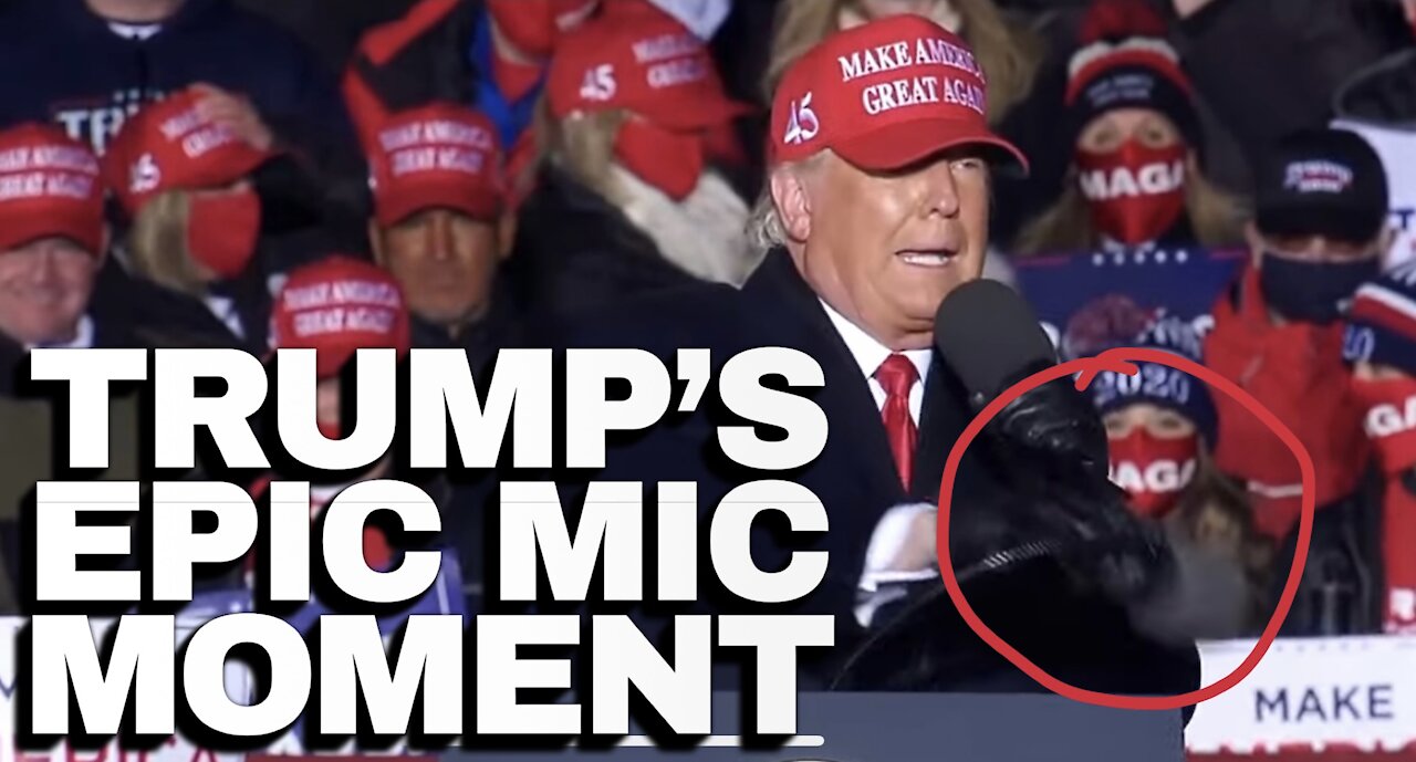 Trump’s Epic Mic Moment in Kenosha, WI