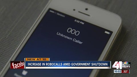 Robo-calls increasing as government shutdown continues