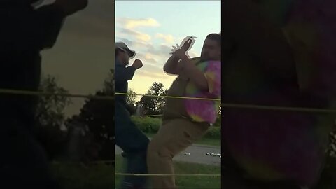 Two farmers FIGHTING it out
