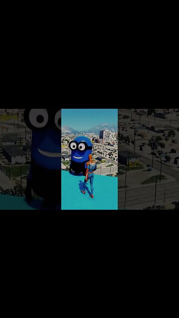 #gta5 moto patlu fighting with spider man #subscribe #gaming #youtube #funny #ytshorts #gamer