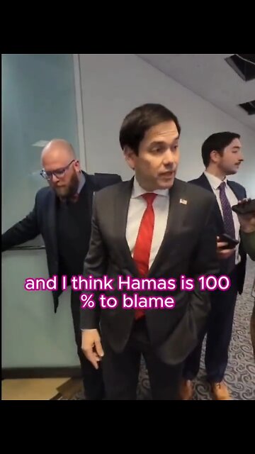 Marco Rubio's Awesome Answer When Confronted With Ceasefire Question