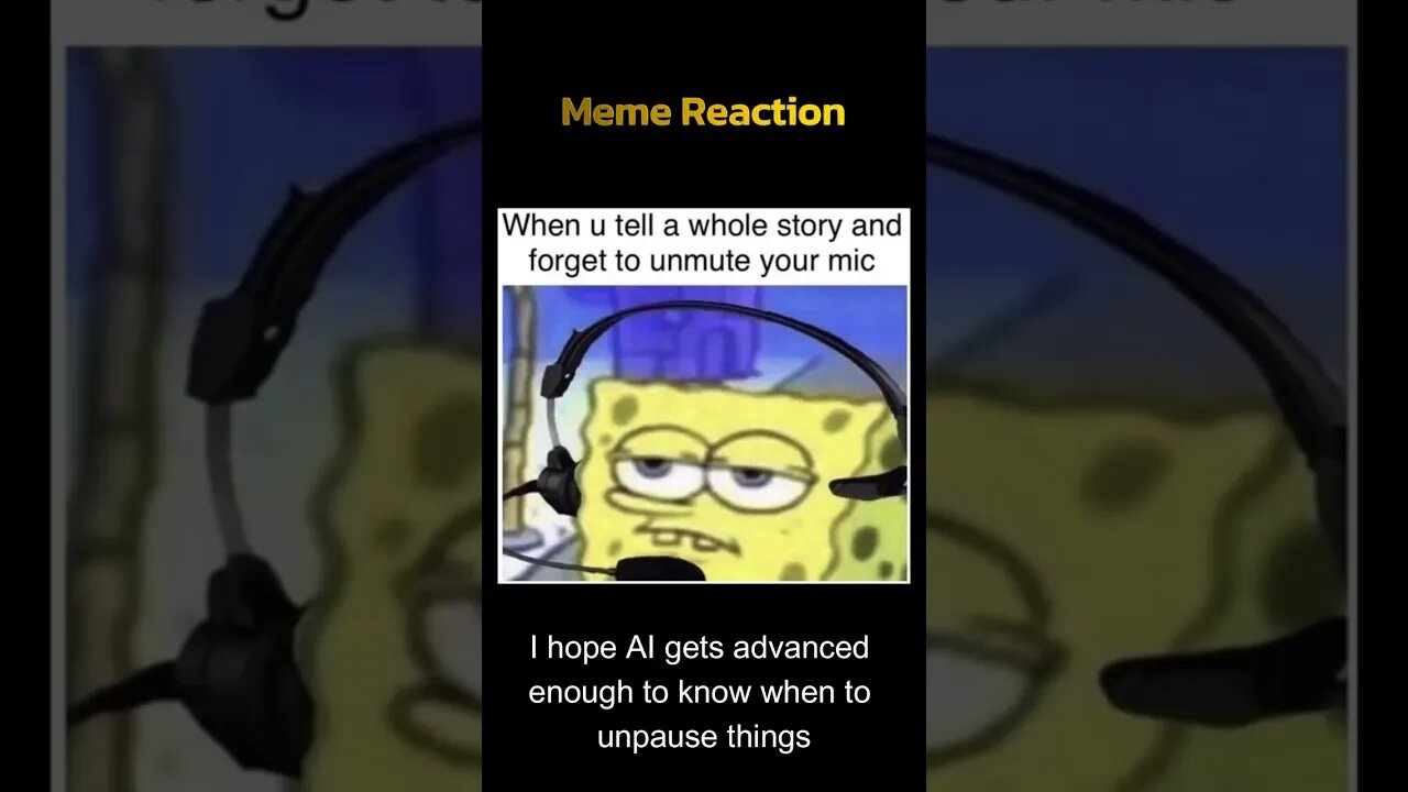 Unmute or Unpause - Meme reaction 32 #shorts #gamingmemes