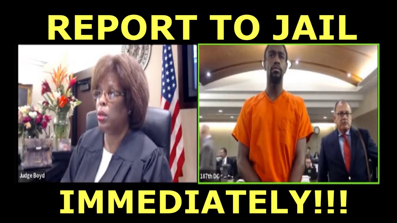 Judge Boyd Report to Jail Immediately!!!