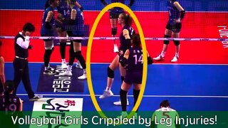 Volleyball Girls Crippled by Leg Injuries!